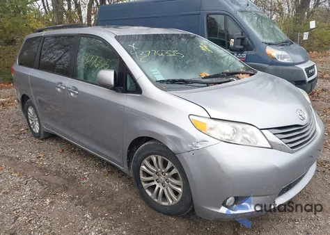 2011 Toyota Sienna Xle V6 из США, поврежденный, VIN 5TDYK3DC8BS001951